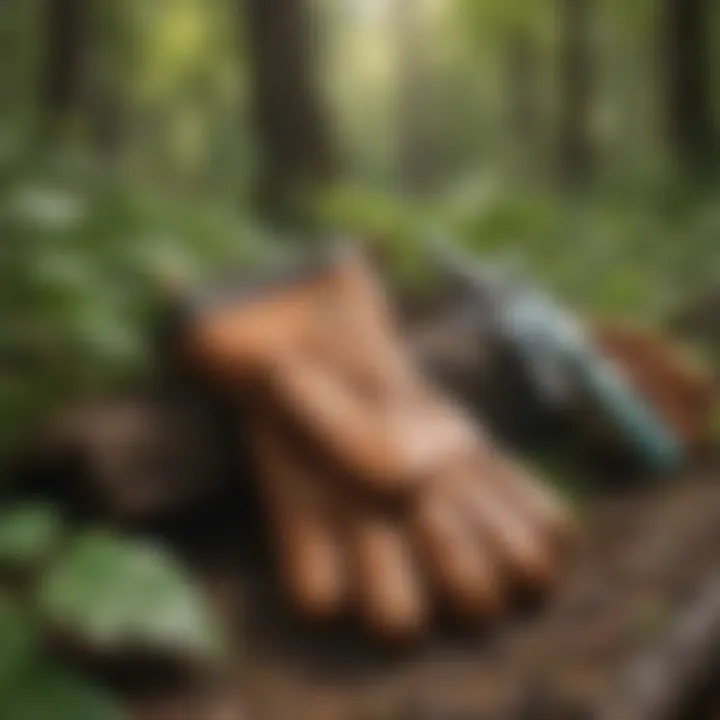 Gardening Gloves and Tools for Poison Ivy Removal