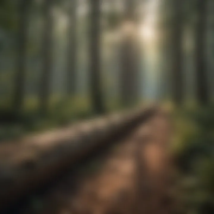 Forest management illustrated through GIS mapping