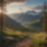 Breathtaking view of the Rockies from a hiking trail in Georgetown.