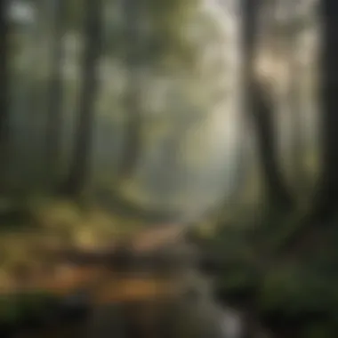 Ecosystem Harmony in Georgia Forests Harmonious ecosystem in Georgia forestry