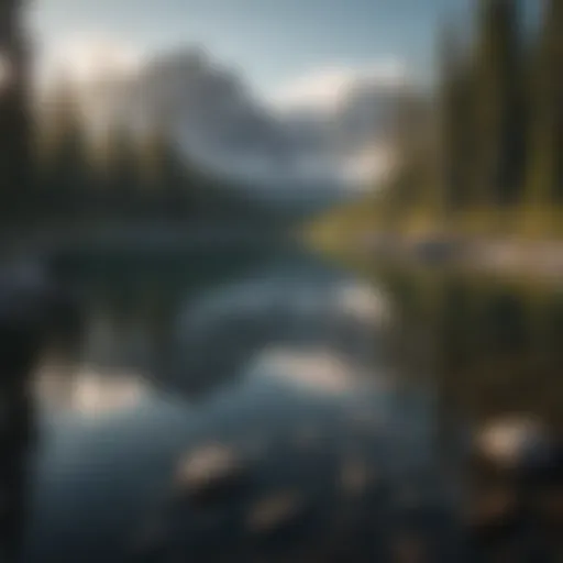 Majestic Reflections of Glacier Lake