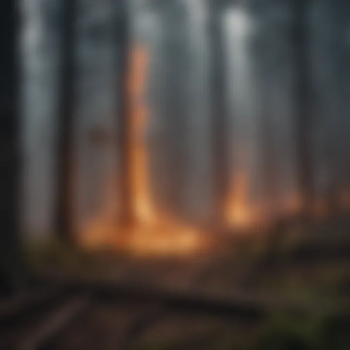 Burning Trees Smoke Pollution