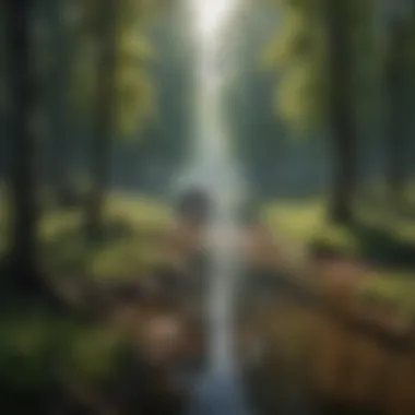 Illustration highlighting the environmental effects of systemic glyphosate