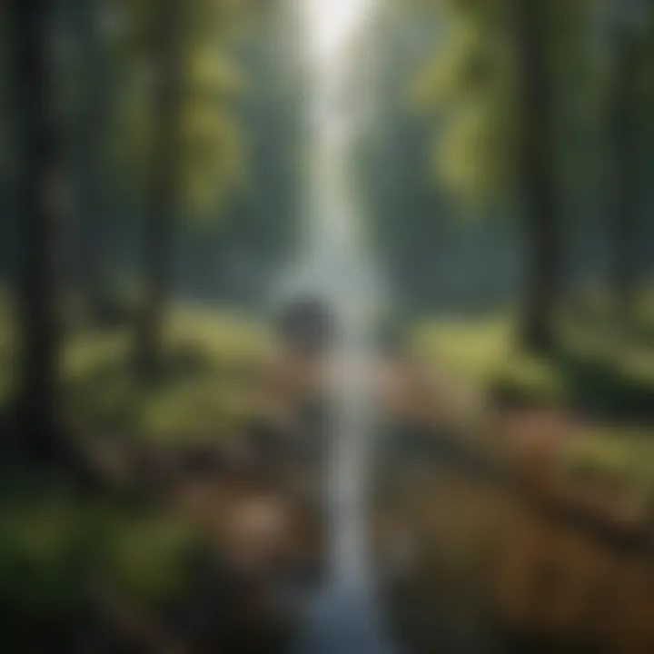 Illustration highlighting the environmental effects of systemic glyphosate