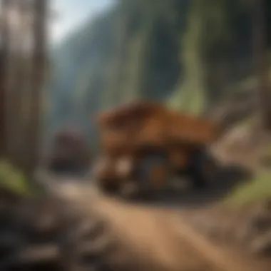 Historic Mining Legacy Gold Rush Mining Site in Idaho