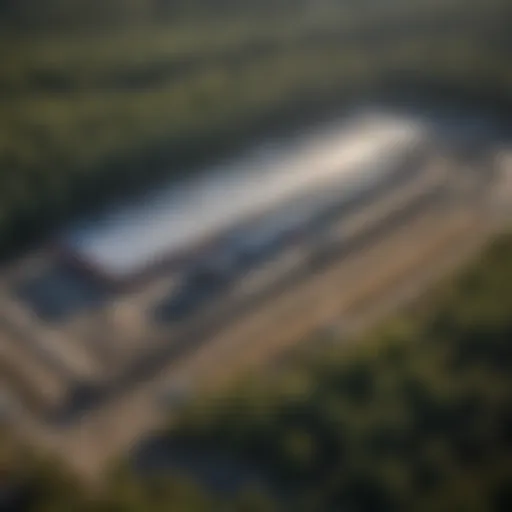 Aerial view of Granby Transfer Station