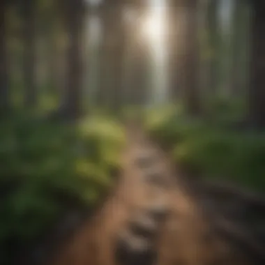 Exploring Scenic Hiking Trails Scenic hiking trails amidst lush forests