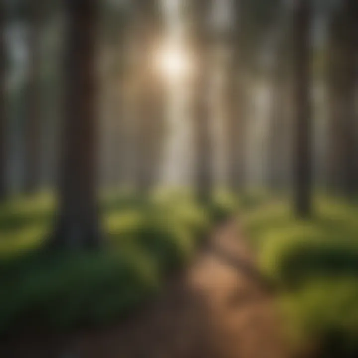 Management strategies for grass growth in pine forests