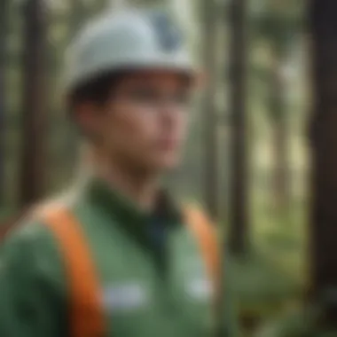 Technological Advancements for Green Collar Jobs Innovative sustainable technology in industrial setting
