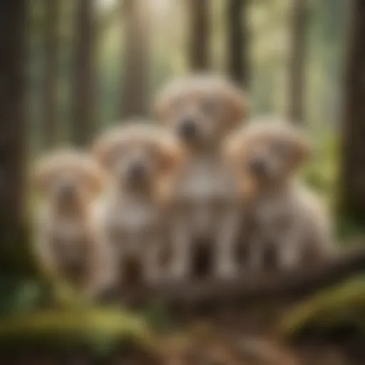 Green Mountain Puppies in Nature