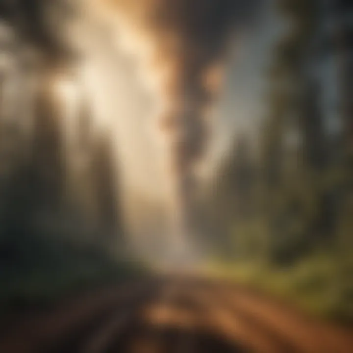 The Veil of Greenhouse Gas Emissions Illustration depicting greenhouse gas emissions