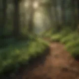 Lush Ground Cover for Erosion Prevention Lush ground cover plants preventing soil erosion