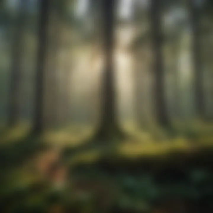 Harmony of Flora and Fauna in American Forests