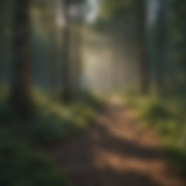 Regenerative Impact: Forest Recovery After Herbicide Use Healthy forest regeneration post-herbicide application