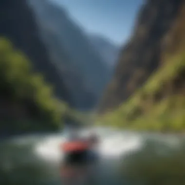 Captivating view of Hells Canyon from the jet boat