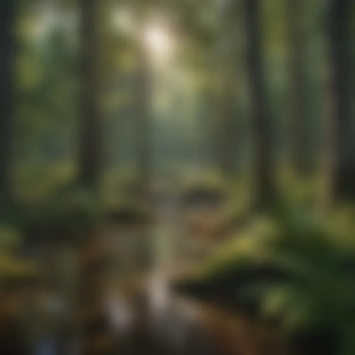 Wildlife thriving in the diverse ecosystems of Hiawatha National Forest