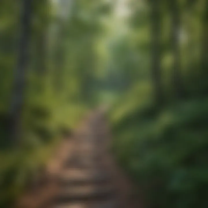 Hiking trail with breathtaking views of Lake Superior