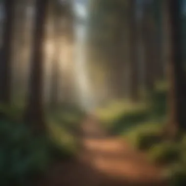 Hiking Trail in Mount Shasta Wilderness