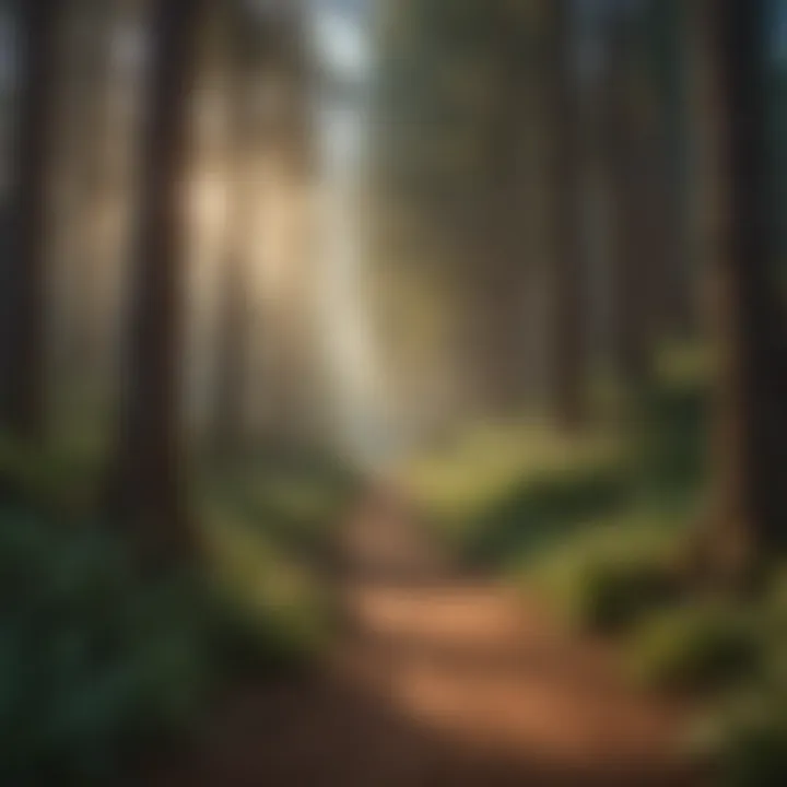 Hiking Trail in Mount Shasta Wilderness