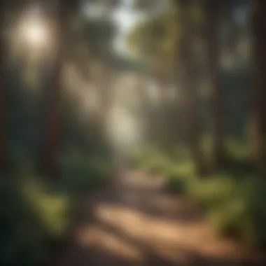 Scenic Hiking Trail at Santa Barbara RV Campgrounds Hiking trail in Santa Barbara RV Campgrounds
