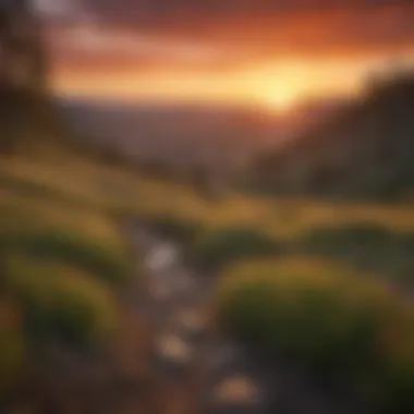 Sunset Glow Over Hill City Sunset Glow Over Hill City