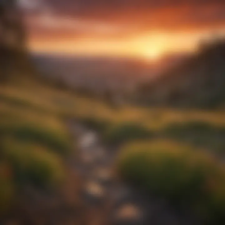 Sunset Glow Over Hill City Sunset Glow Over Hill City