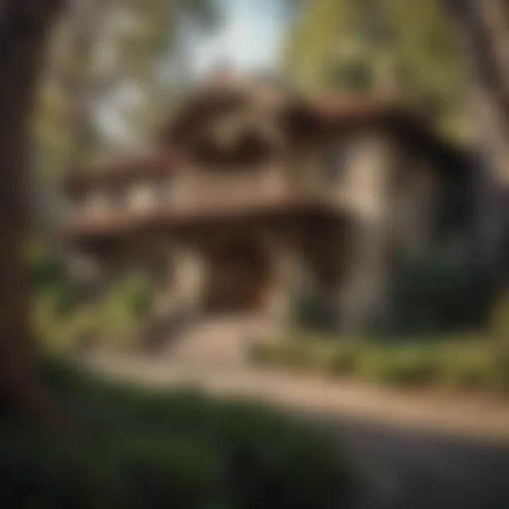 Historic architectural detail in Southern California Pass