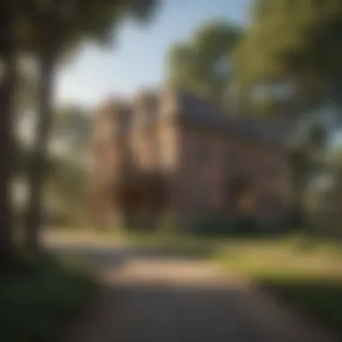 Architectural Time Capsule Historic buildings in a Texas district