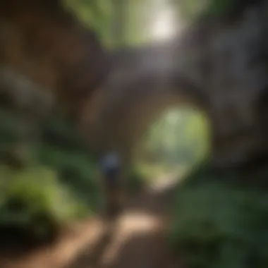 Historic Tunnel Along Hiawatha Mountain Bike Trail