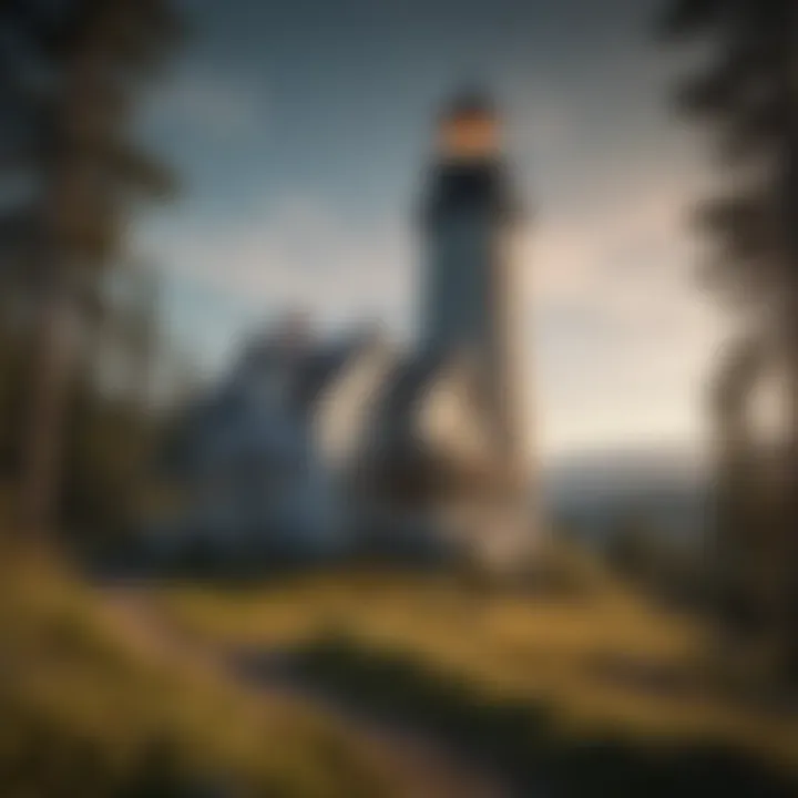 Historical Lighthouse on Mt. Washington