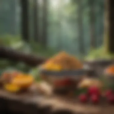 Healthy snack preparation for remote fitness professionals