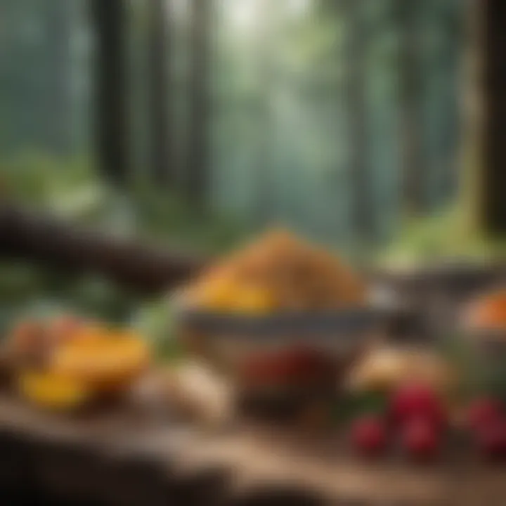 Healthy snack preparation for remote fitness professionals