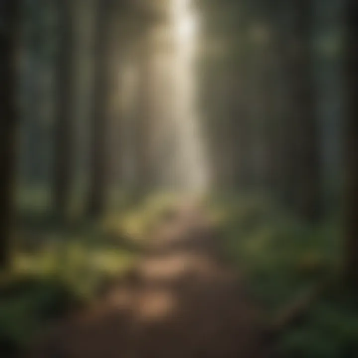 Environmental Influence Illustration showcasing the impact of Humboldt's environmental awareness on American forestry
