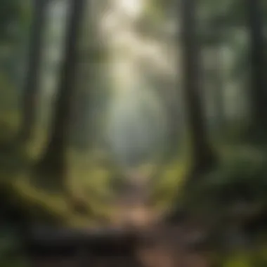 Conservation Initiatives at Hutch Mountain Conservation efforts in action, with volunteers working to preserve the natural landscape of Hutch Mountain.