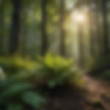 Unique Flora of Hutch Mountain Diverse flora found on Hutch Mountain, including rare plant species endemic to the region.