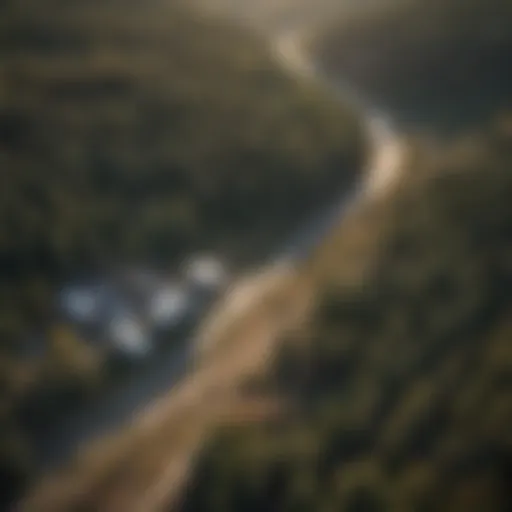 Aerial view of Idaho Power's service region