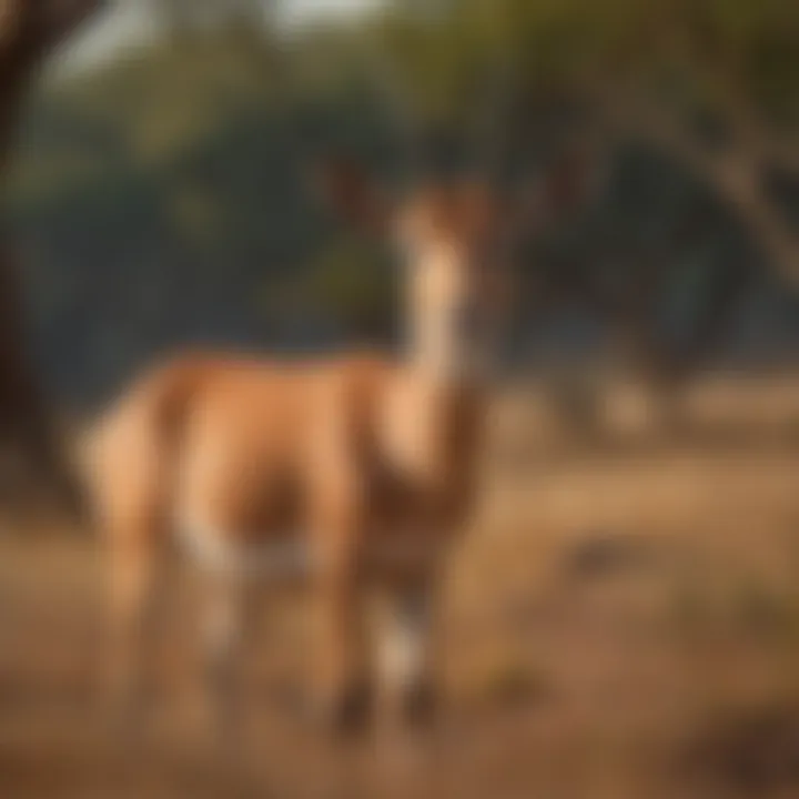 Impala Gazelle in the Savanna