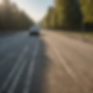 Transformation of Gravel Parking Area A before and after view of a gravel parking lot with lines