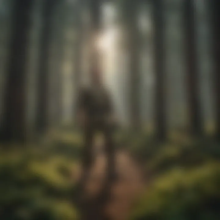 Imagery portraying the crucial role of individuals in safeguarding American forests