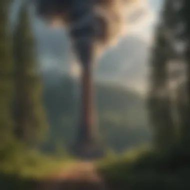 Industrial Smokestack Emitting Pollutants Industrial Smokestack Emitting Pollutants