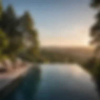 Infinity Pool Overlooking Skyline