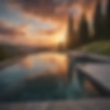 A Dip in the Horizon Infinity Pool with Sunset Views