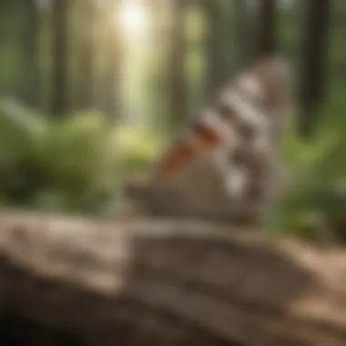 Natural pest control methods in a forest setting