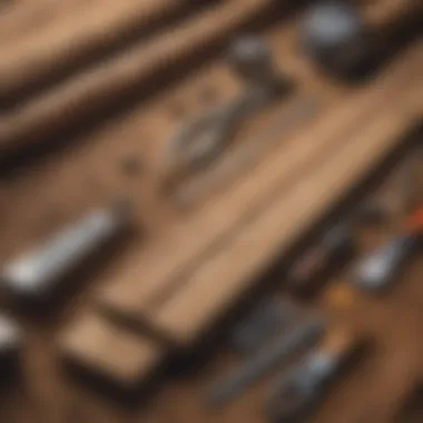 Essential Tools for Cedar Shake Installation Tools and materials laid out for installing cedar shakes siding