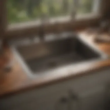 Installing a Utility Sink Cover with Precision