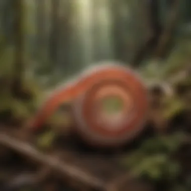 Intricacies of Internal Fertilization Illustration showcasing internal fertilization in earthworms