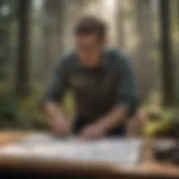 Illustration depicting the intricate process of filing a harassment report