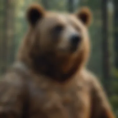 Intricate Bear Costume Detail
