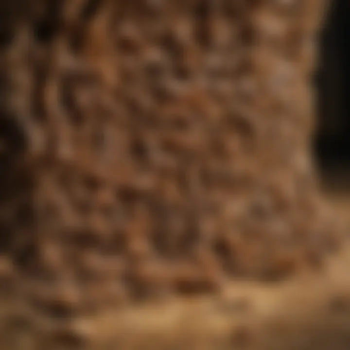 Illustration depicting intricate workings of A and R termites in a colony