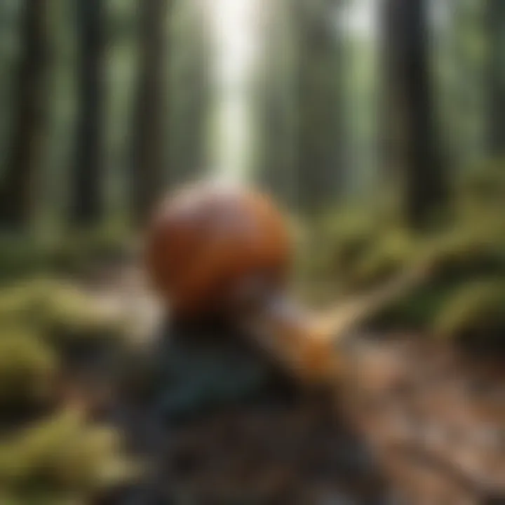 Diving into the World of Terrestrial Snail Antennae Intriguing Close-Up of Terrestrial Snail Antennae